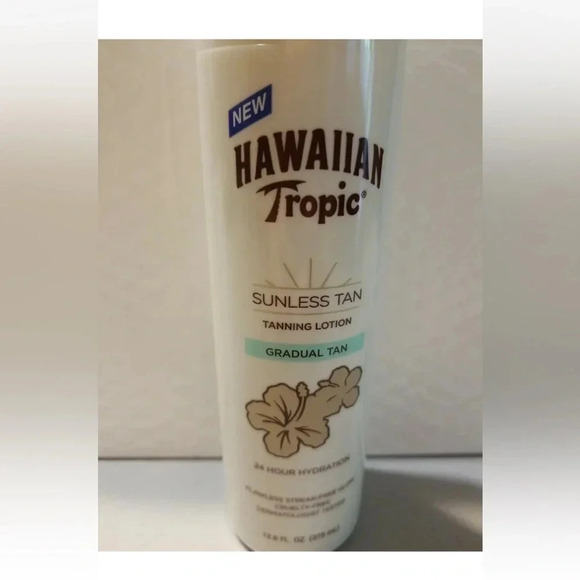 Hawaiian Tropic Sunless Tan Gradual Tanning Lotion, 12.6 Ounces NEW Hydration - Picture 3 of 3